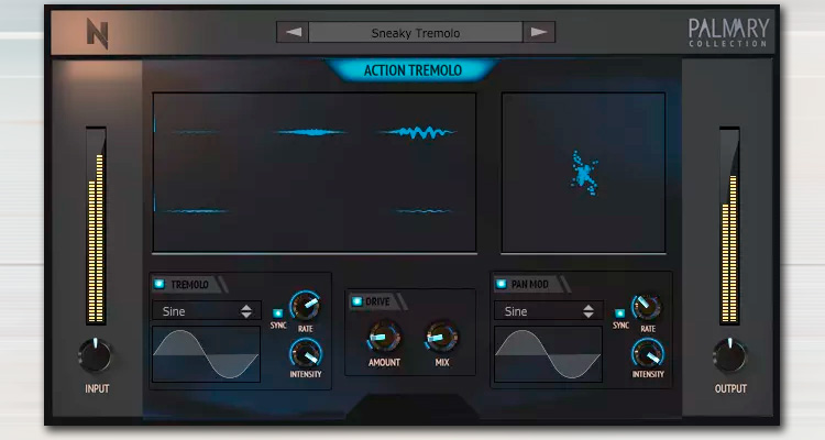 El plugin gratis Action Tremolo crea sonidos evolutivos con sus tres moduladores y saturación añeja