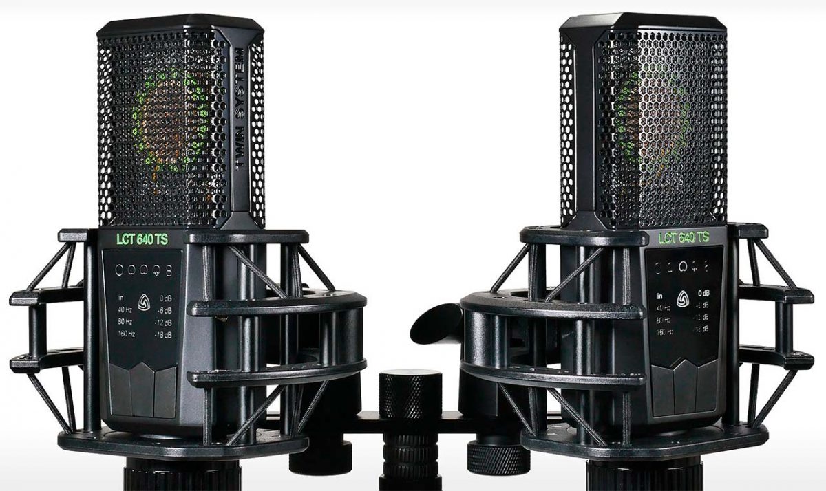 Un par perfectamente ajustado: El fabricante garantiza la misma sensibilidad a un 1kHz en todas las unidades de Lewitt LCT 640 TS