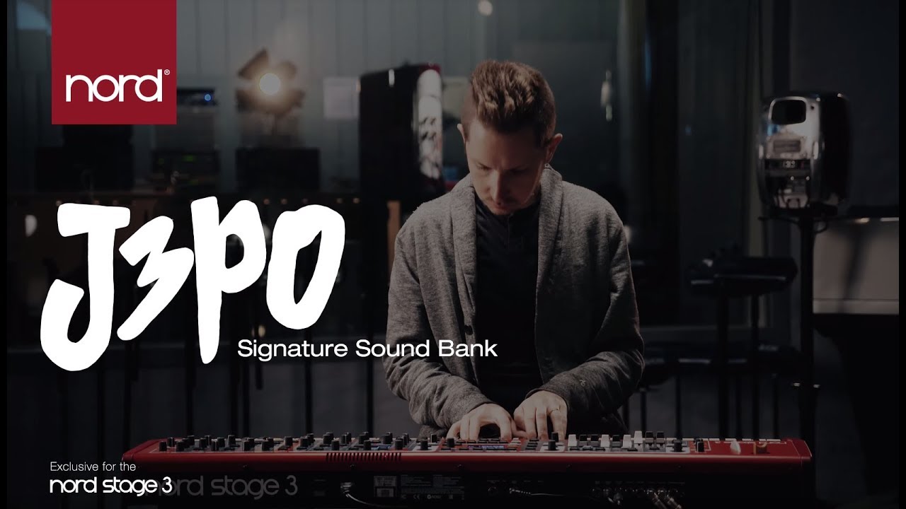 Banco de sonido gratis J3PO Signature con tonos vintage y LoFi para los teclados Nord Stage 3