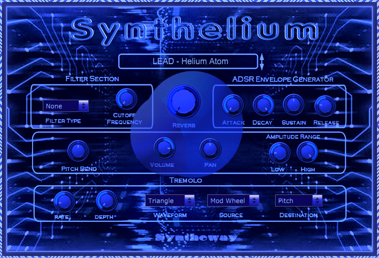 Synthelium de Syntheway con todo su esplendor azulado