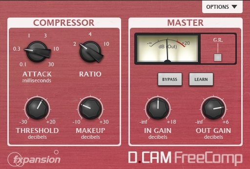 plugins gratis de mezcla y mástering: FXpansion DCAM FreeComp