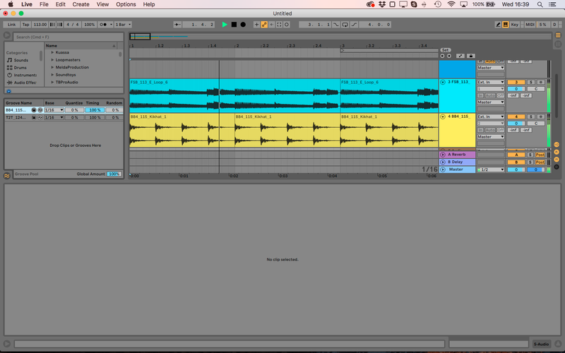 Toque humano musical: Groove en Ableton Live