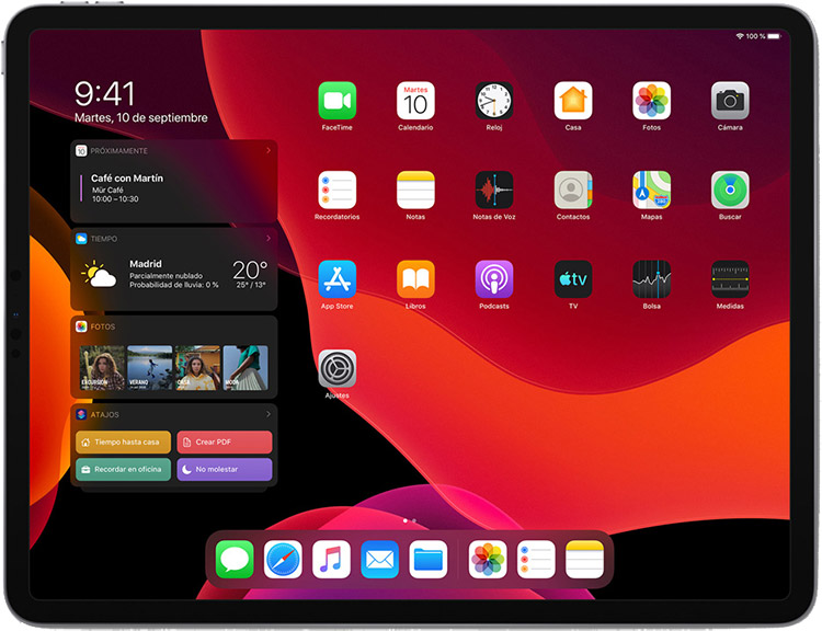 iPadOS está concebido en busca de la productividad