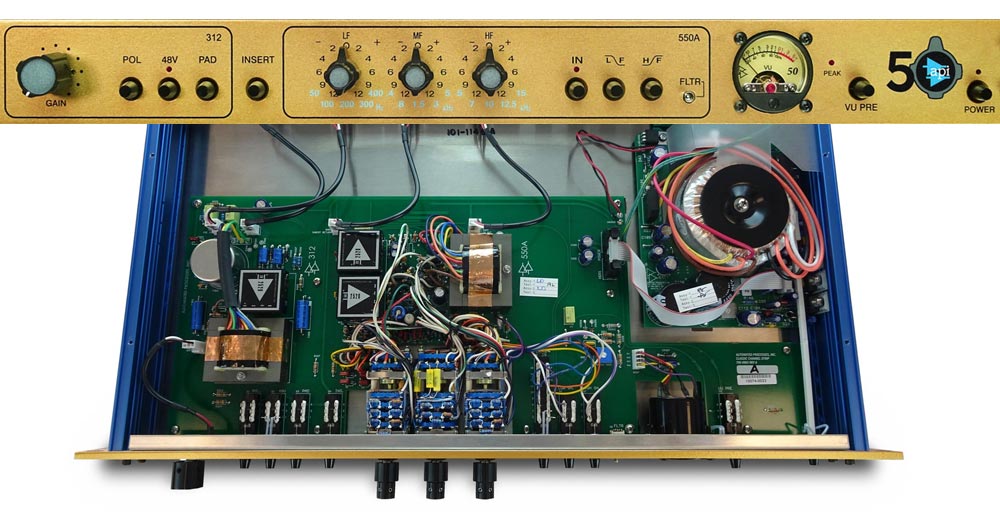 Ecualizador y previo dorados API Audio 862, o cómo celebrar 50 años de ingeniería a lo grande