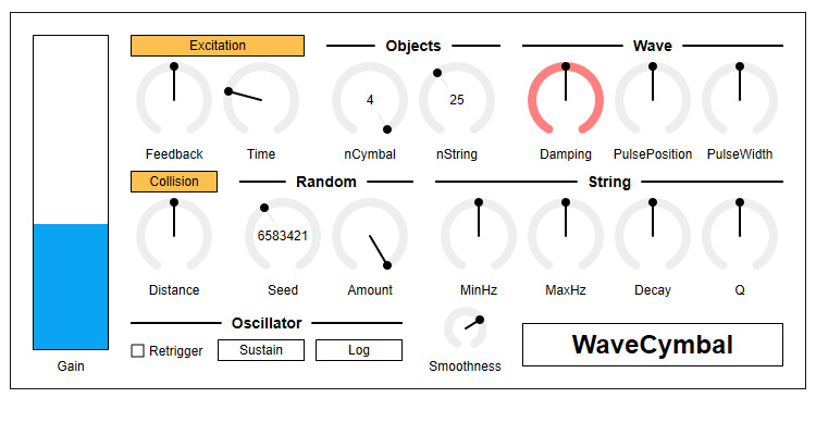 Sintetizador de percusión WaveCymbal: Crea millones de platillos con este plugin VST3 gratis