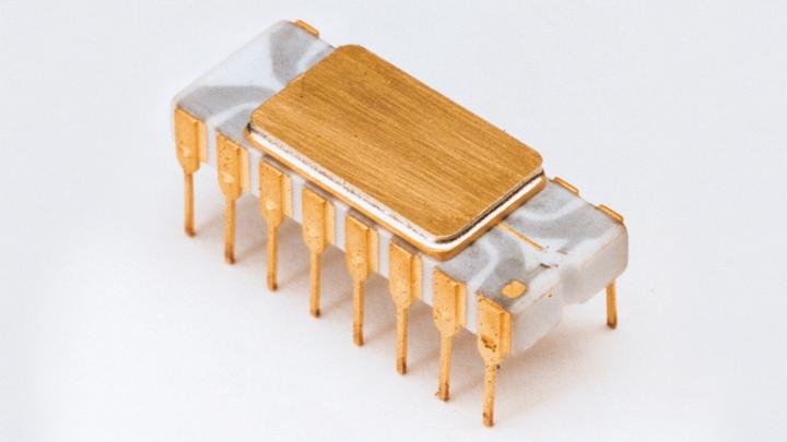 Microprocesador Intel 4004: Hoy parece algo pequeño, pero fue un gran logro