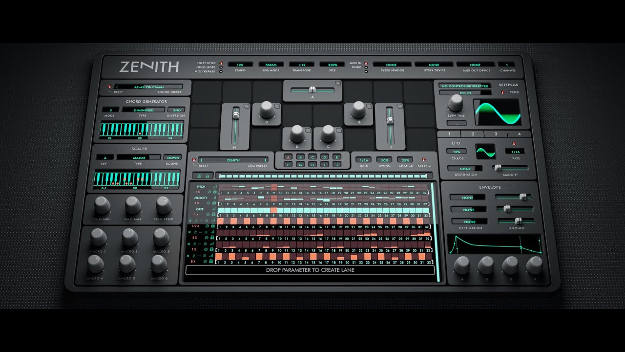 Este controlador y secuenciador MIDI Audiaire Zenith toma un control nunca visto de tus instrumentos