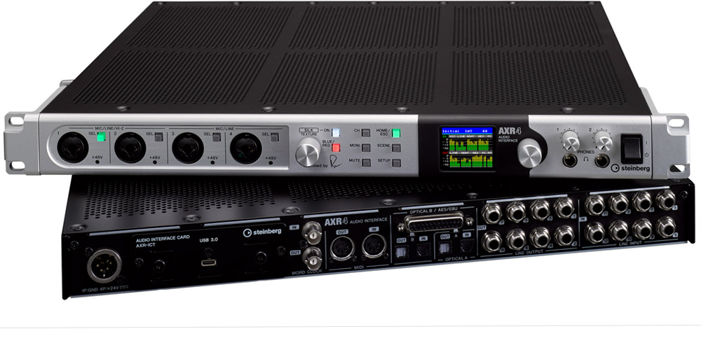 Steinberg AXR4U, nuevo interface profesional de audio USB-C para grabación a 32bit y 384kHz