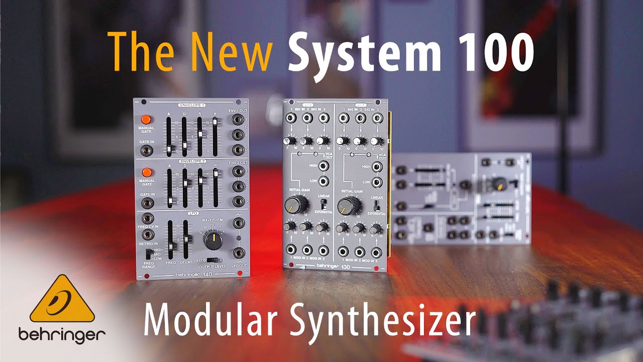Behringer System 100 clona los módulos del clásico sinte modular de Roland, con destino Eurorack