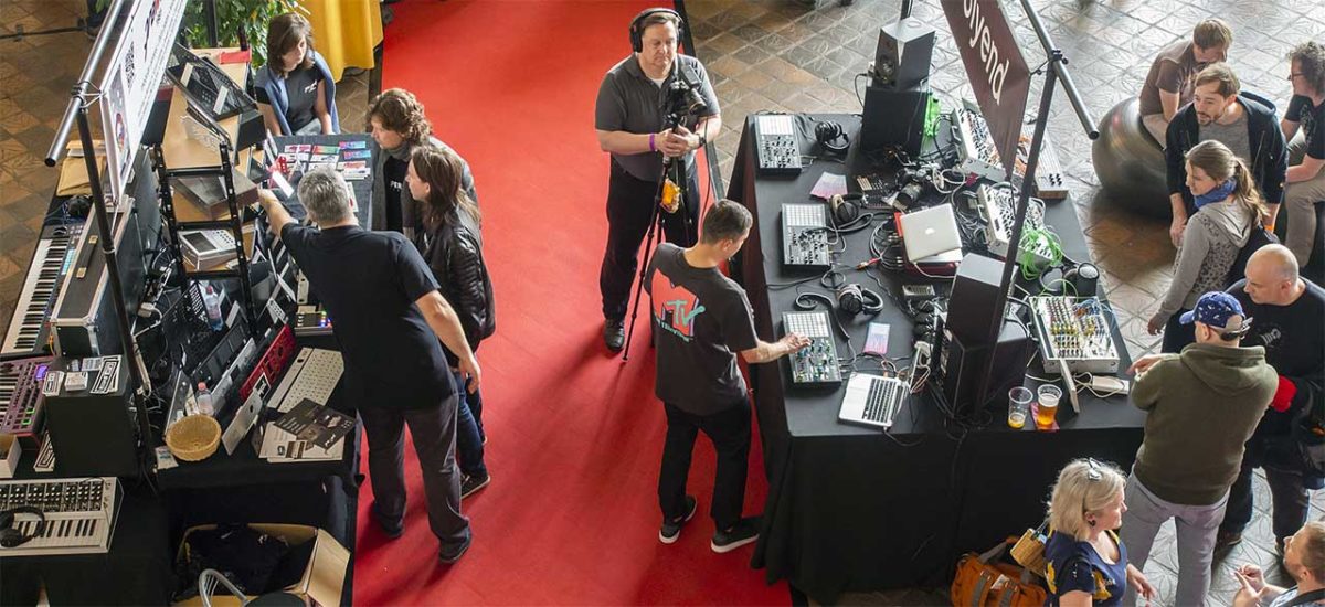 Vista de Superbooth Berlín expo en su edición de 2019