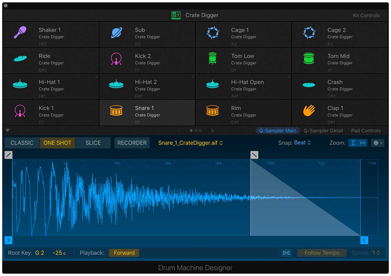 'Drum Synth' también es nuevo en Apple Logic Pro 10.5