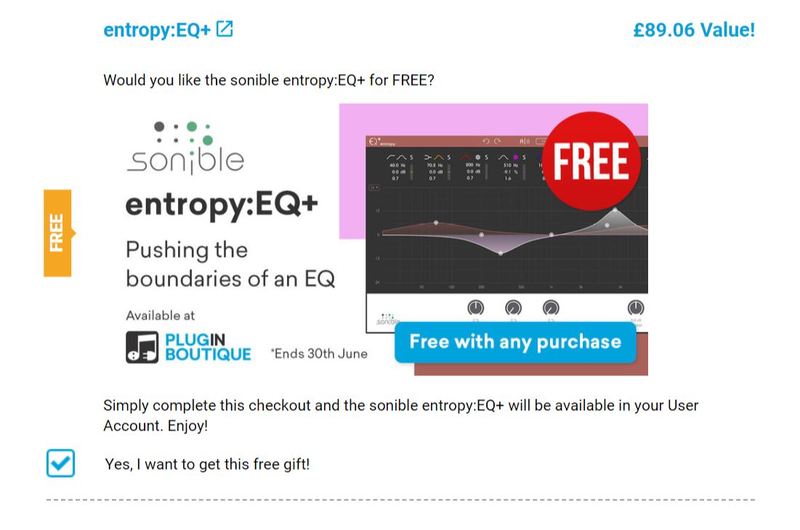entropy:EQ+ for free at Plugin Boutique