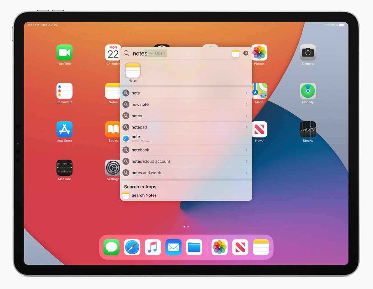 Facilidades como 'App Library', Búsqueda Universal, widgets y más también en iPadOS 14 tras el verano