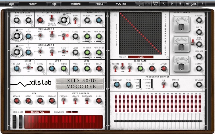 El plugin original XILS 5000 de la compañía francesa, objeto ahora de varias opciones en oferta junto al nuevo X201 Vocoder