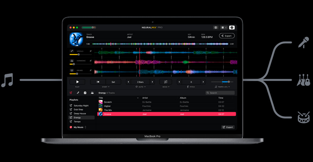 Separa un tema musical en sus pistas: Neural Mix Pro para Mac asegura que es posible