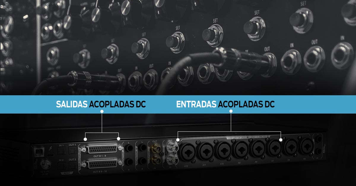 Control CV desde las entradas y salidas de Antelope Audio Orion Studio Synergy Core