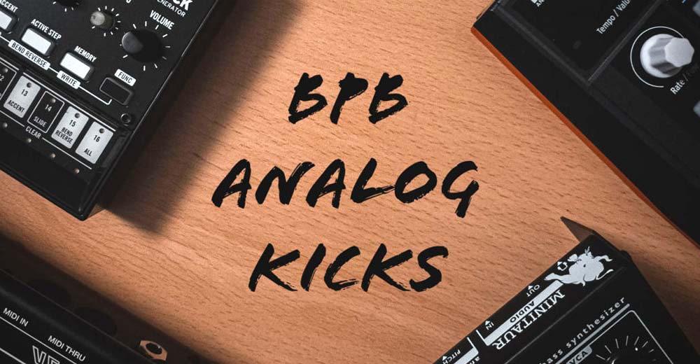 200 samples de bombo gratis extraídos de seis máquinas analógicas en BPB Analog Kicks