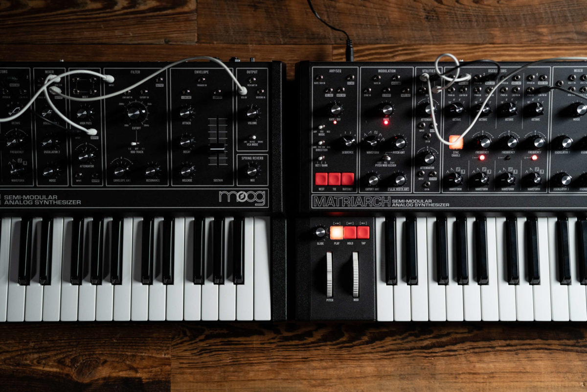 Moog Dark Series -nuevos diseños para dos sintes aclamados