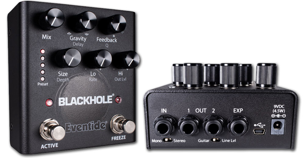 Eventide Blackhole ofrece una reverb cósmica en un pedal compacto dotado de puerto USB