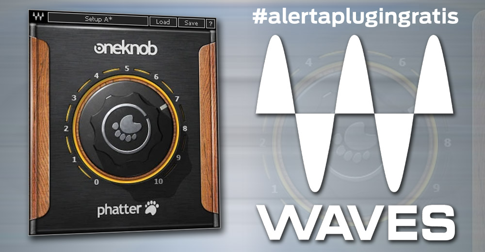 Plugin gratis VST3 / AU: Waves OneKnob Phatter añade pegada, cuerpo y peso a tus pistas