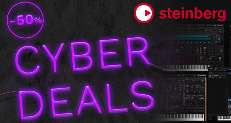 Steinberg Cyber Deals: Software musical seleccionado al 50% por tiempo limitado