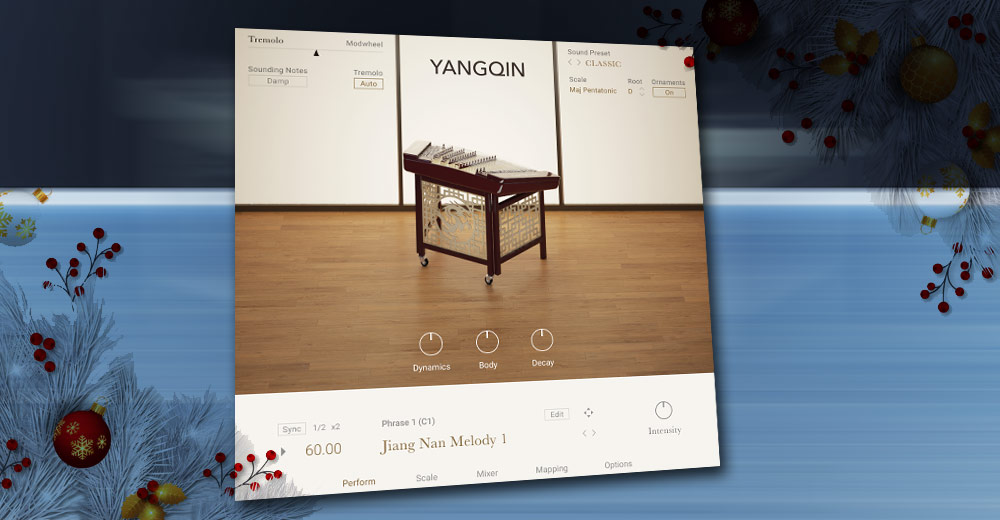 Native Instruments te regala YANGQIN por Navidad -un nuevo instrumento Kontakt para PC y Mac