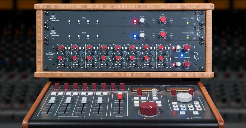 5057 Orbit es el mezclador sumador que materializa el dorado sonido analógico de Rupert Neve Designs