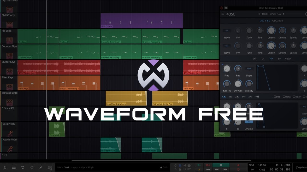 Tracktion asegura que Waveform Free 2021 es "el mejor DAW gratis", incluso ahora mejorado
