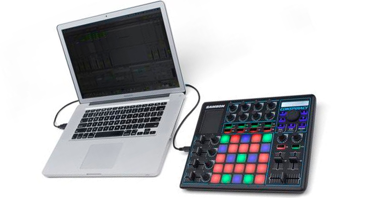 El controlador Samson Conspiracy integra un pad XY para efectos y una sección de estilo DJ