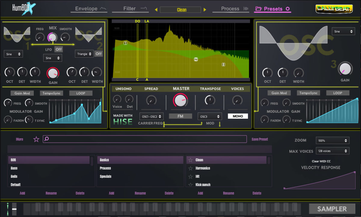 Ordena tus presets favoritos en Hum808X