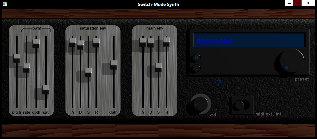 Switch-Mode Synth de Zoned