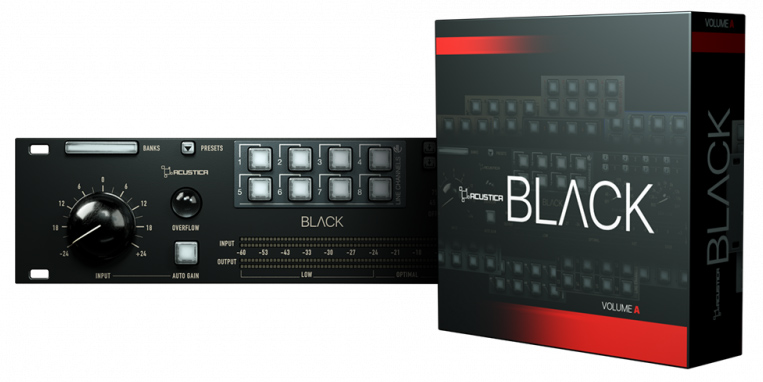 Acustica Audio BLACK incide en el control absoluto de la etapa de ganancia