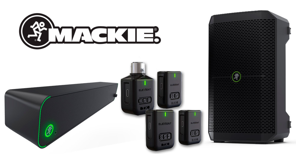 ¡Mackie x4! Novedades en PA ultraportátil, microfonía wireless lavalier/XLR, y sonido PC/Mac