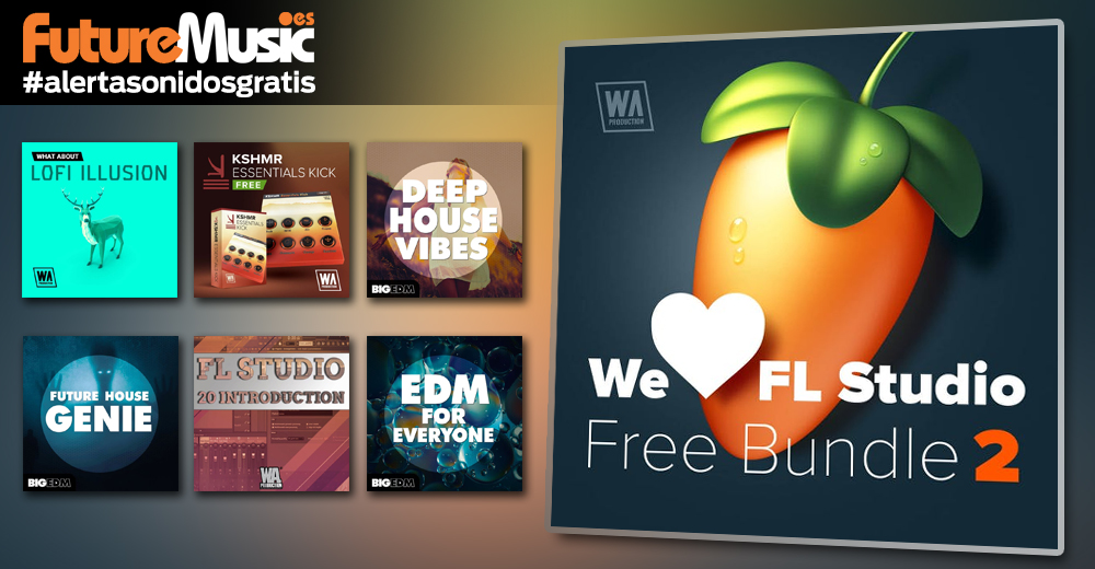 ¡FL Studio Megapack GRATIS! WA Production regala kits, loops, sonidos, presets Serum & Spire, y más -Facebook HQ