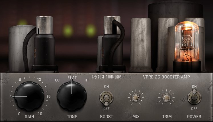 El previo modelado VPRE-2C de Fuse Audio Labs, que puedes obtener 'por la cara' gracias a Plug-In Collective