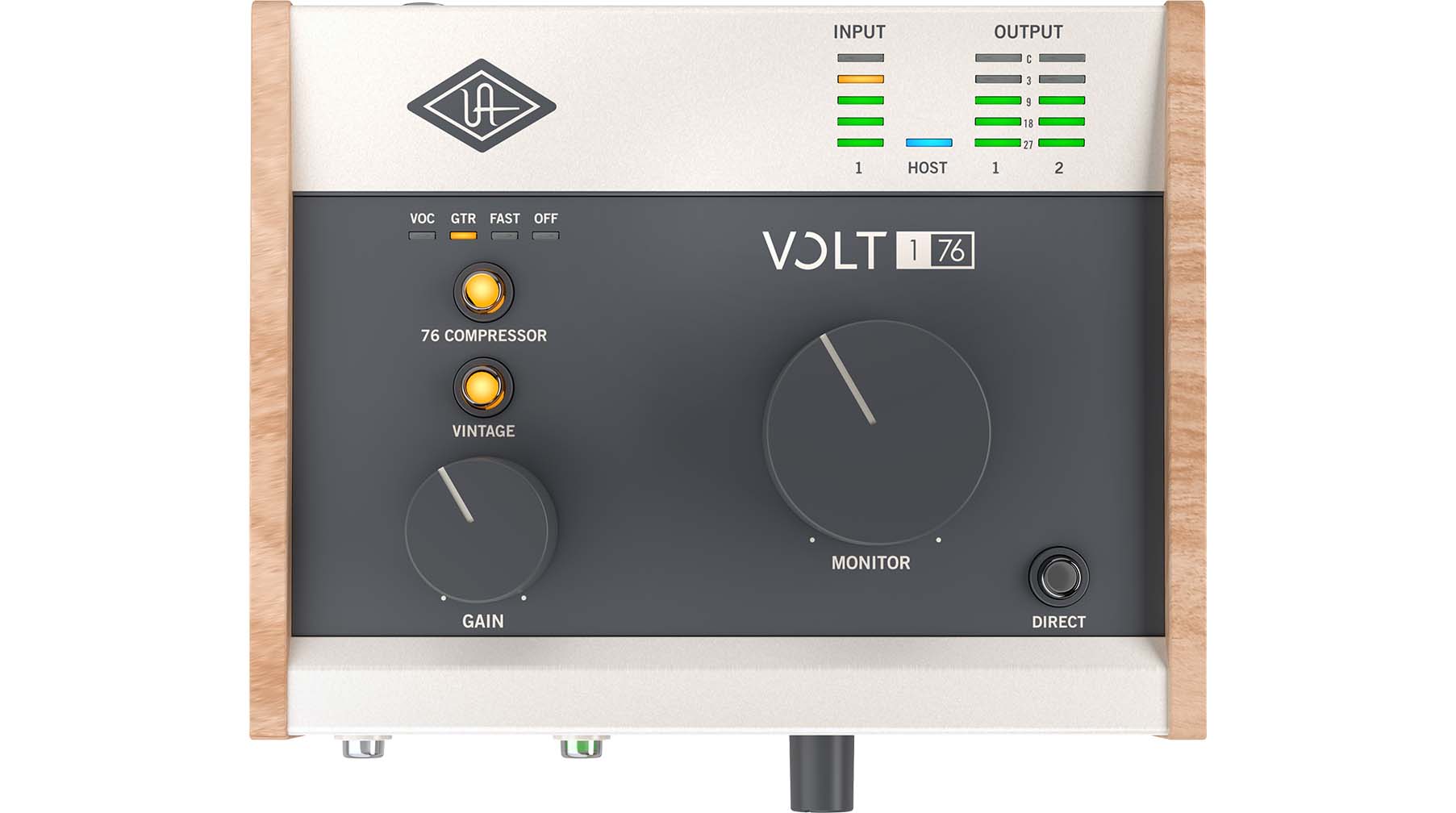 Universal Audio VOLT 176, panel frontal