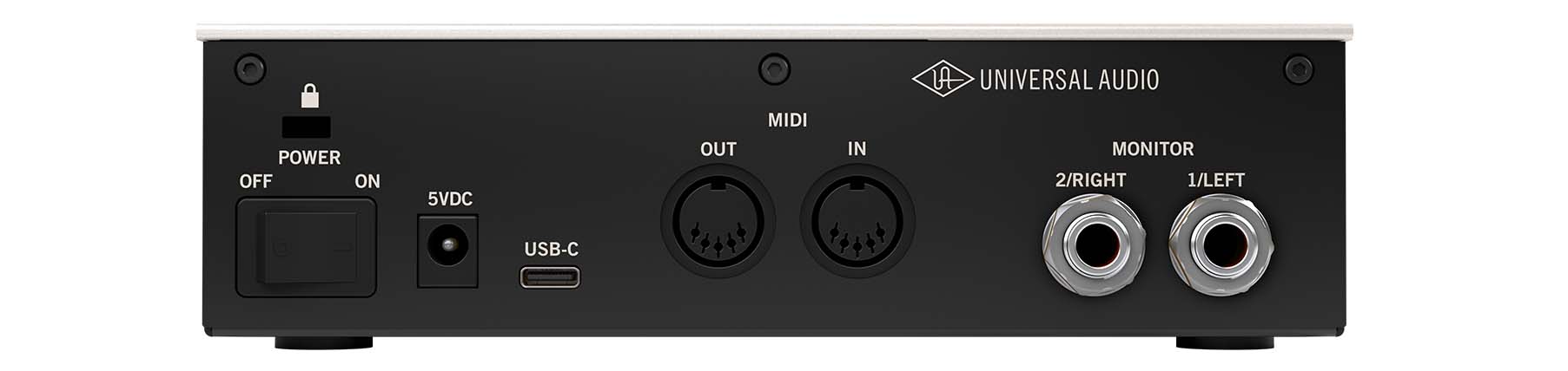 Universal Audio VOLT 2, panel de conexiones