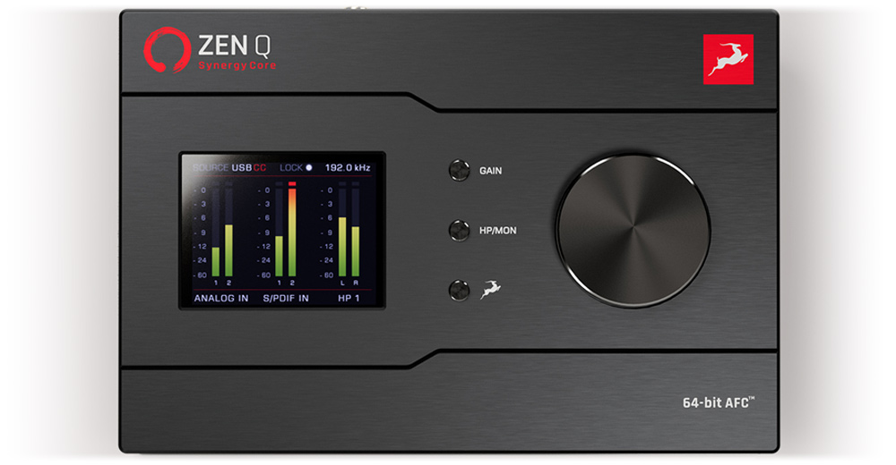 Zen Q USB-C es el nuevo interface compacto 14x10 de Antelope Audio con procesamiento a bordo DSP