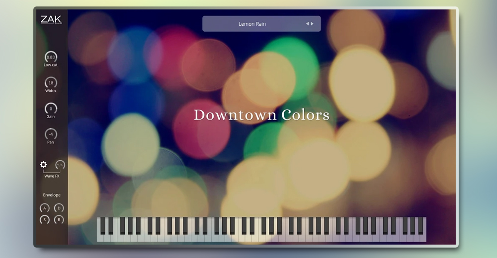 Downtown Colors, instrumento gratis VST3 / AU con 16 tonalidades inspiradas en texturas ciudadanas -Facebook HQ