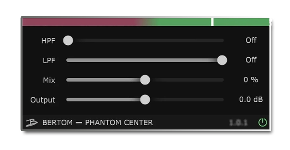 Extrae el centro fantasma de tu señal estéreo con este plugin gratis Phantom Center VST3/ AU/ AAX