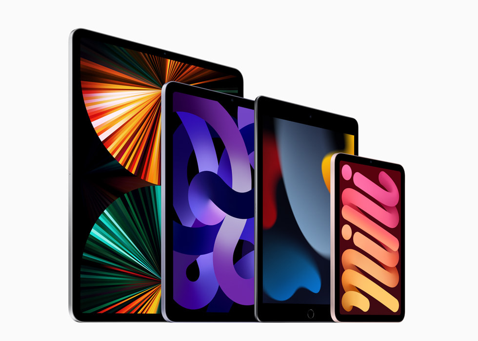 El nuevo iPad Air 2022 queda unido al poderoso iPad Pro, el popular iPad (9ª generación), y el atractivo iPad mini para modelar la gama más avanzada de iPad hasta el momento
