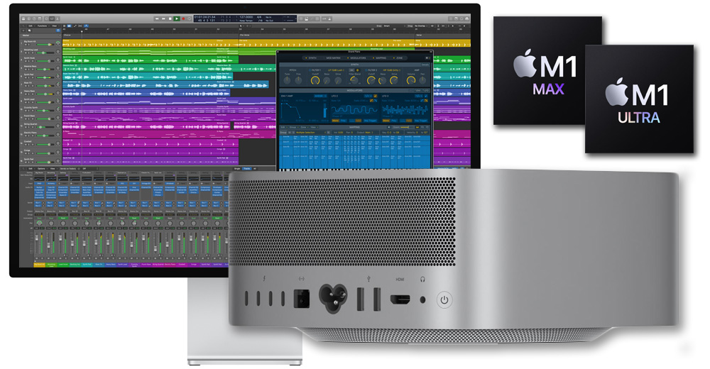 Mac Studio con M1 Max es otra opción que ahora está 'sobre la mesa' en el caso de los productores musicales