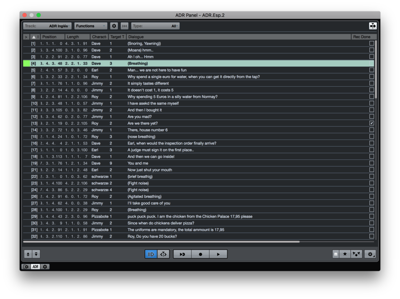 ADR revisado en Steinberg Nuendo 12: Obtén marcadores automáticos a partir de selecciones de eventos de audio