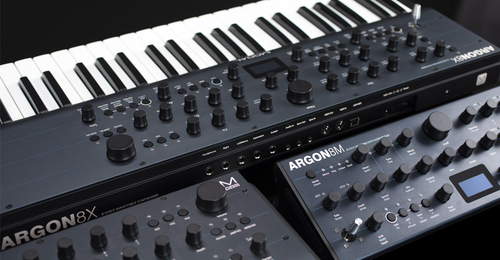 Modal Electronics Argon Series es un trío de sintetizadores wavetable asequibles con un legado de alta gama