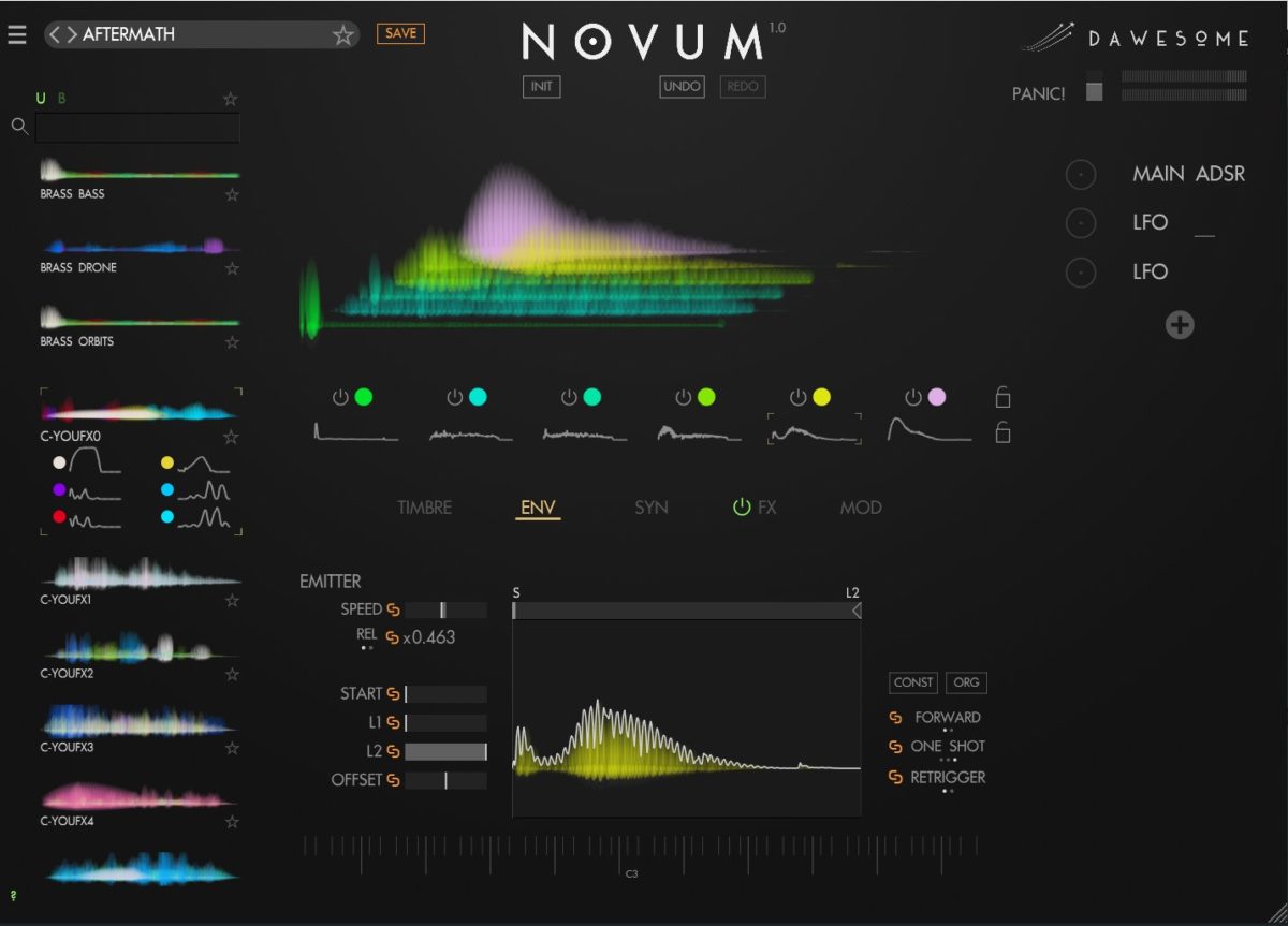 El aspecto de Tracktion NOVUM es tan gratificante como sus resultados sonoros