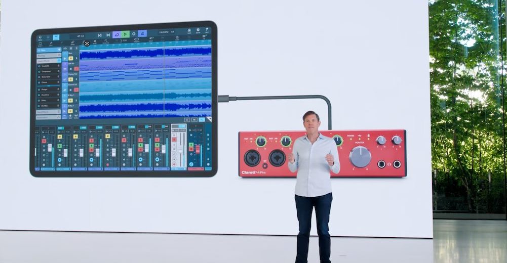 Podremos conectar interfaces de audio Thunderbolt en Apple iPad gracias a DriverKit con iPadOS 16