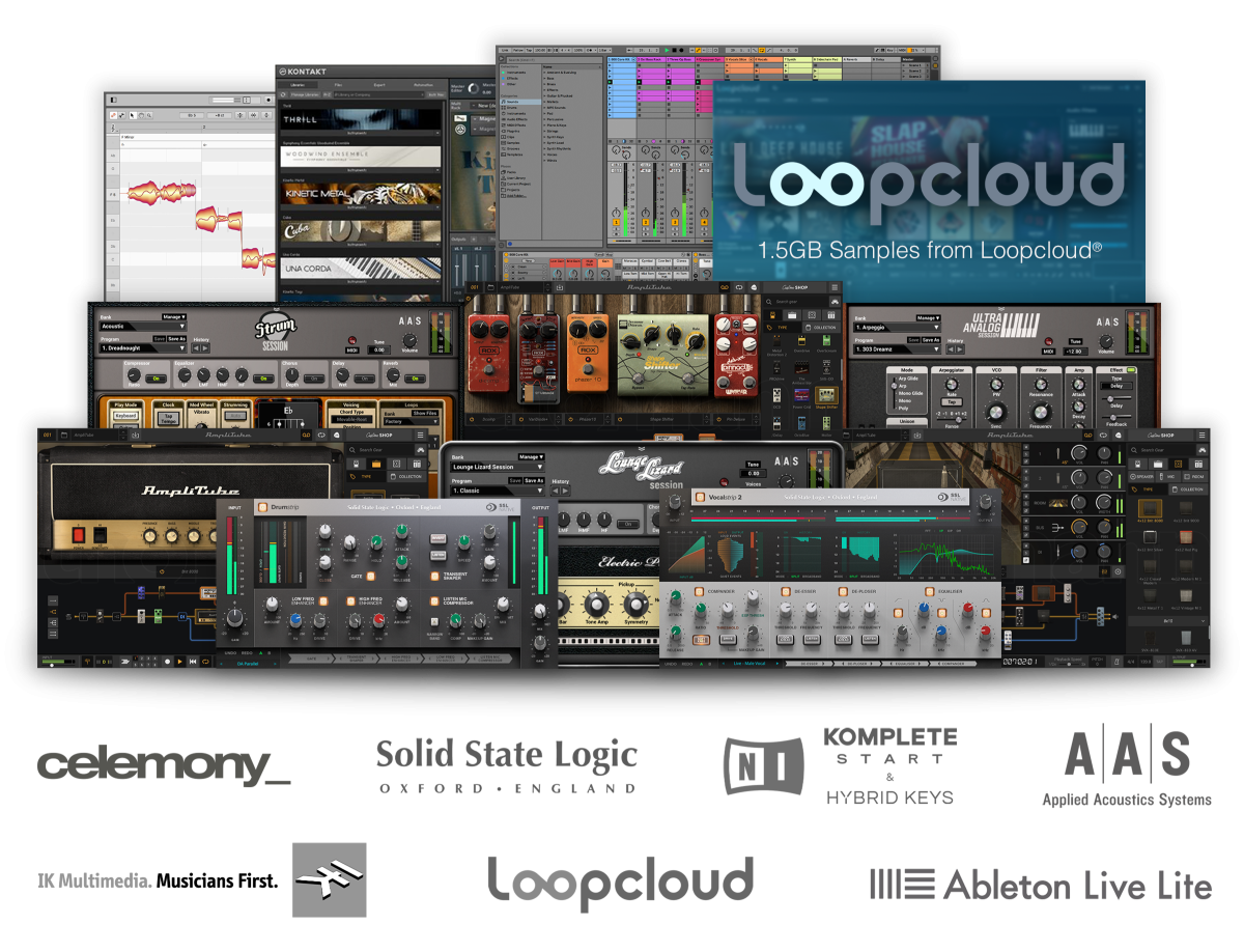 SSL Production Pack añade GRATIS más de 600€ de software profesional a los interfaces SSL 2 y SSL 2+