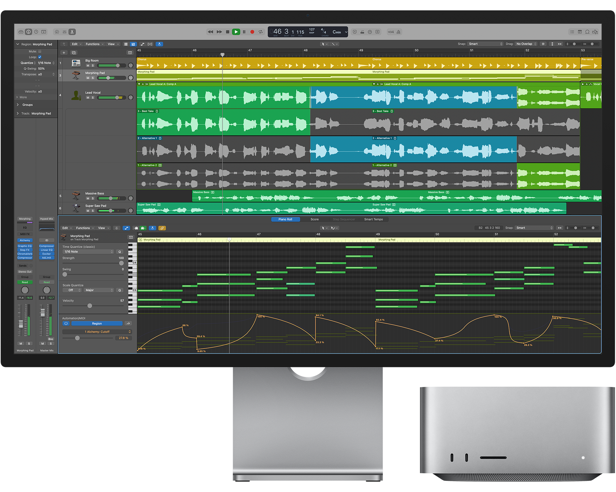 Para la mayor parte de productores con altas aspiraciones, Mac Studio quizá representa la opción más realista para acceder a la potencia de M2 Ultra (Mac Pro queda muy lejos por precio y extra de prestaciones)