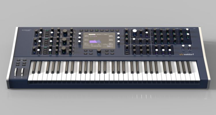 Waldorf Quantum Mk2 con teclado poliaftertouch Fatar, 16 voces, 59GB para samples, ¡y mucho más!