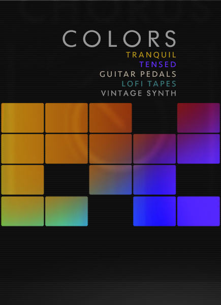 Gama comercial de cinco instrumentos expresivos Colors de Cinematique Instruments